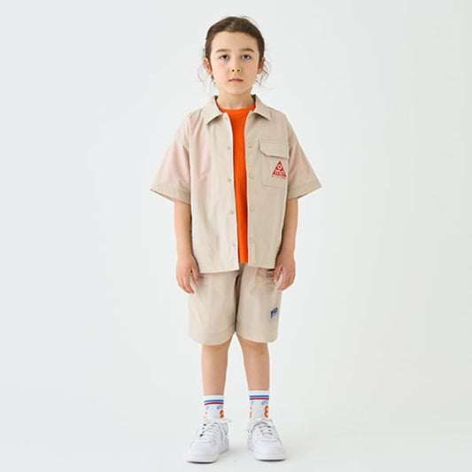 Japanese children's clothing mini#ML four-way elastic sports shorts 90-140cm boys' summer PANTS 