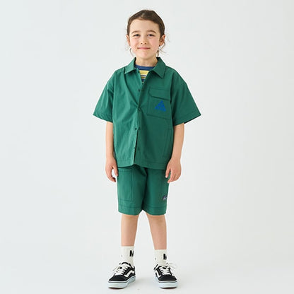 Japanese children's clothing mini#ML four-way elastic sports shorts 90-140cm boys' summer PANTS 