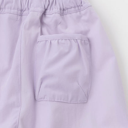 Japanese children's clothing mini#ML waterproof series drawstring sports pants 100-140cm girls spring and summer PANTS 