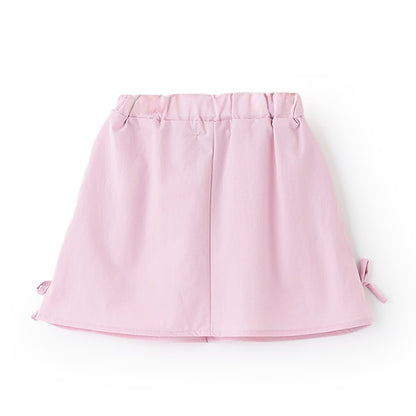 Japanese children's clothing mini#ML waterproof series bow skirt 100-140cm girls spring and summer SKIRTS 