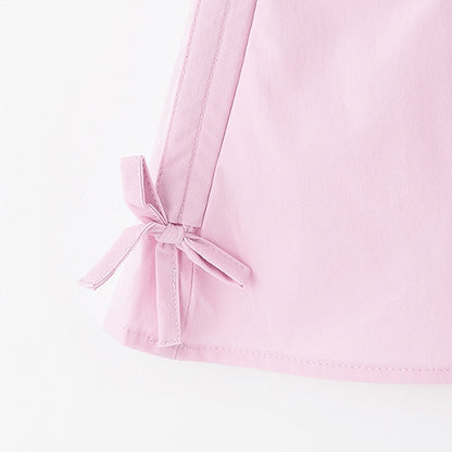 Japanese children's clothing mini#ML waterproof series bow skirt 100-140cm girls spring and summer SKIRTS 