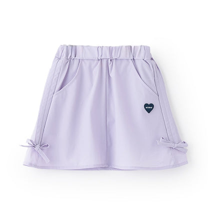 Japanese children's clothing mini#ML waterproof series bow skirt 100-140cm girls spring and summer SKIRTS 