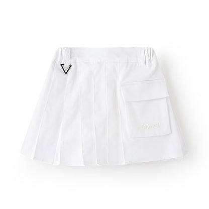Japanese children's clothing mini#ML mountain style pleated skirt 100-140cm girls spring and summer SKIRTS 