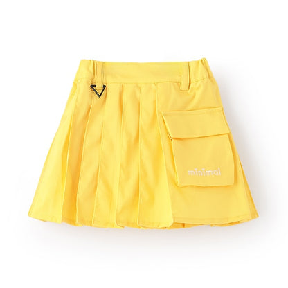 Japanese children's clothing mini#ML mountain style pleated skirt 100-140cm girls spring and summer SKIRTS 