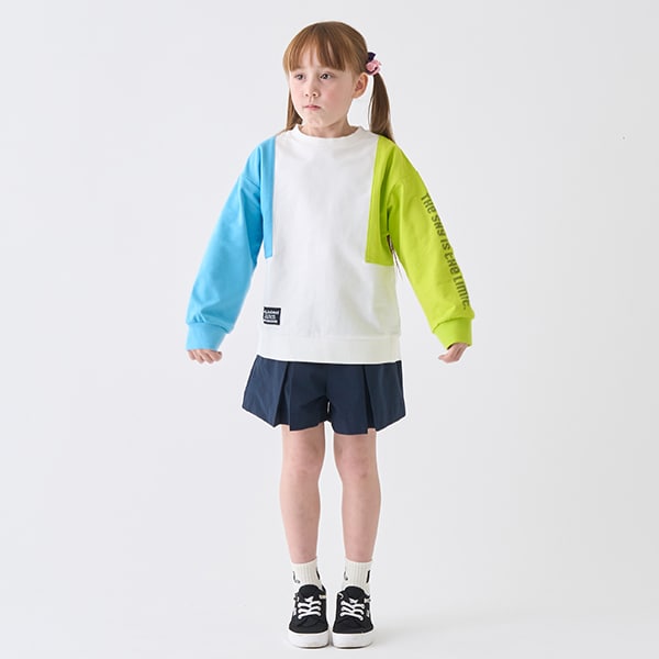 Japanese children's clothing mini#ML ruffled skirt pants 90-140cm girls spring and summer PANTS 