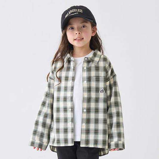 Japanese children's clothing mini#ML shirt 100-140cm boys/girls spring/summer TOPS 
