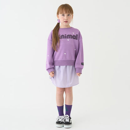 Japanese children's clothing mini#ML waterproof series quick-drying series embroidered sweatshirt 100-140cm girls' spring and summer PANTS 