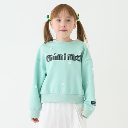Japanese children's clothing mini#ML waterproof series quick-drying series embroidered sweatshirt 100-140cm girls' spring and summer PANTS 