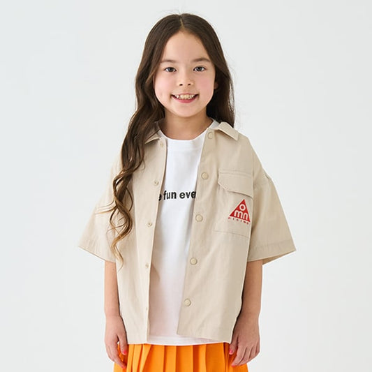 Japanese children's clothing mini#ML mountain shirt jacket 100-140cm boys/girls summer TOPS OUTERWEAR 