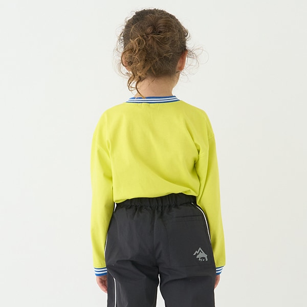 Japanese children's clothing mini #ML anti-fouling V-neck top 90-140cm boys/girls spring and summer TOPS 