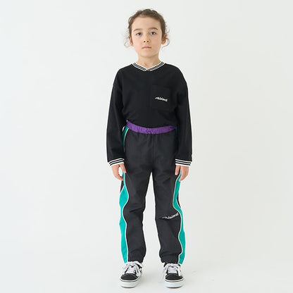 Japanese children's clothing mini #ML anti-fouling V-neck top 90-140cm boys/girls spring and summer TOPS 
