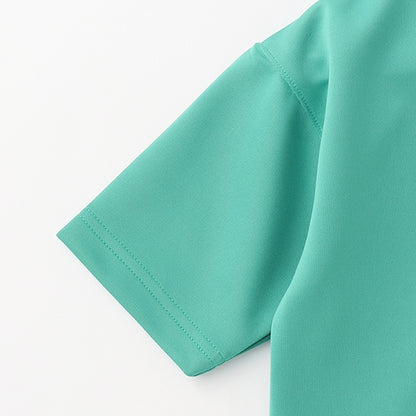 Japanese children's clothing mini#ML waterproof series zipper pocket top 90-140cm boys/girls summer TOPS 
