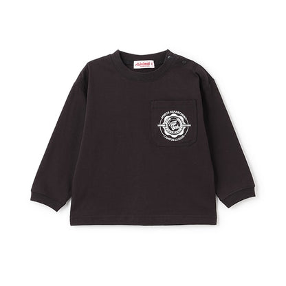Japanese children's clothing mini #ML anti-fouling pocket top 90-140cm boys/girls spring and summer TOPS 