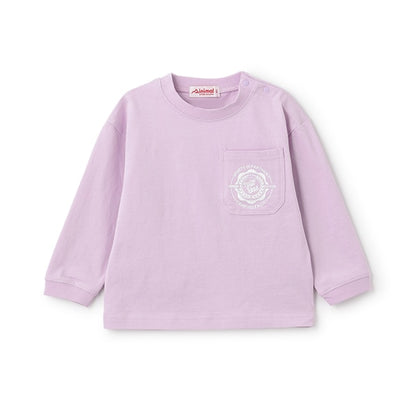 Japanese children's clothing mini #ML anti-fouling pocket top 90-140cm boys/girls spring and summer TOPS 