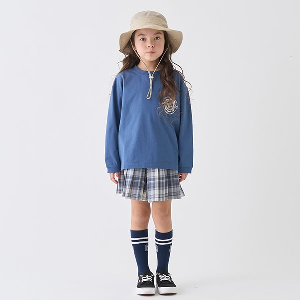 Japanese children's clothing mini #ML anti-fouling pocket top 90-140cm boys/girls spring and summer TOPS 