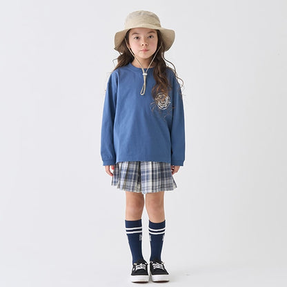 Japanese children's clothing mini #ML anti-fouling pocket top 90-140cm boys/girls spring and summer TOPS 