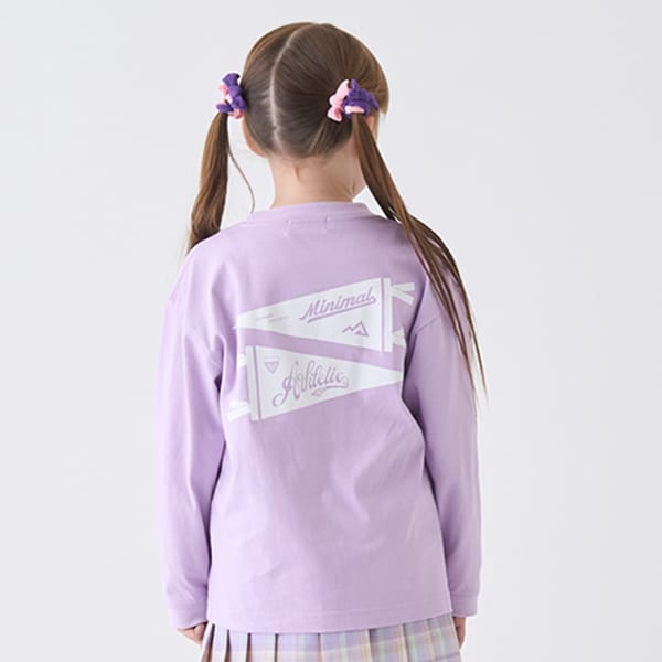 Japanese children's clothing mini #ML anti-fouling pocket top 90-140cm boys/girls spring and summer TOPS 