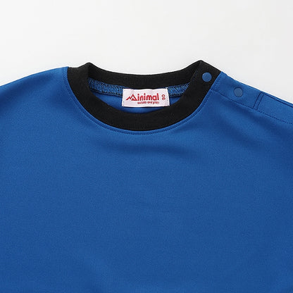 Japanese children's clothing mini#ML waterproof series water-absorbing quick-drying double-pocket top 90-140cm boys'/girls' summer TOPS 