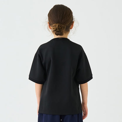 Japanese children's clothing mini#ML waterproof series water-absorbing quick-drying double-pocket top 90-140cm boys'/girls' summer TOPS 