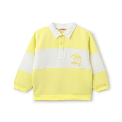 Japanese children's clothing mini #ML waterproof series quick-drying series embroidered rugby polo top 100-140cm boys/girls spring and summer TOPS 