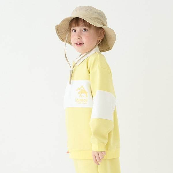 Japanese children's clothing mini #ML waterproof series quick-drying series embroidered rugby polo top 100-140cm boys/girls spring and summer TOPS 