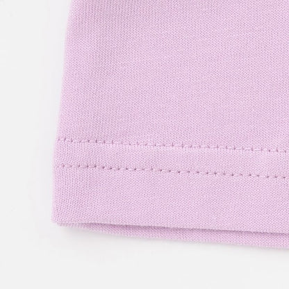 Japanese children's clothing mini #ML anti-fouling series puff sleeve top 90-140cm girls summer TOPS 
