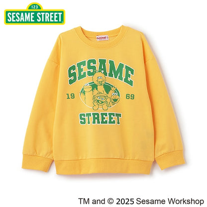 Japanese children's clothing mini #ML x sesame Sesame Street sweatshirt 100-140cm boys/girls spring and summer TOPS 