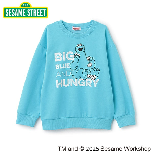 Japanese children's clothing mini #ML x sesame Sesame Street sweatshirt 100-140cm boys/girls spring and summer TOPS 
