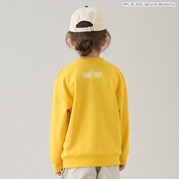 Japanese children's clothing mini #ML x sesame Sesame Street sweatshirt 100-140cm boys/girls spring and summer TOPS 