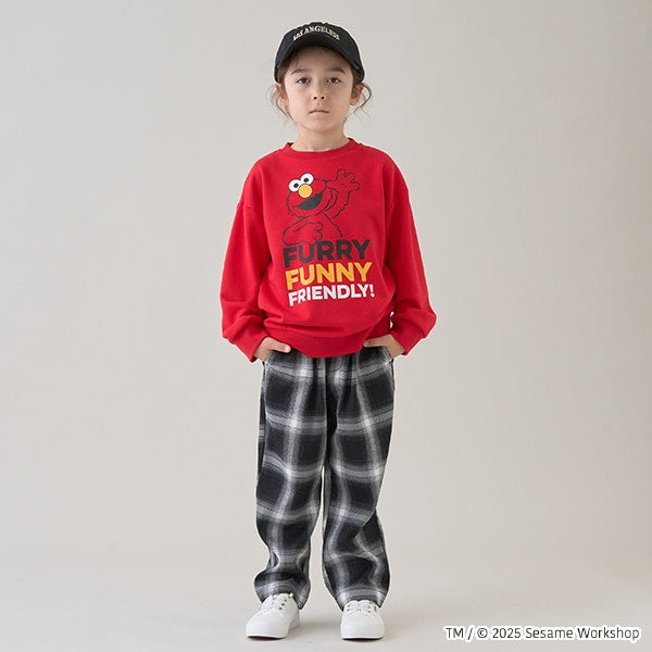Japanese children's clothing mini #ML x sesame Sesame Street sweatshirt 100-140cm boys/girls spring and summer TOPS 