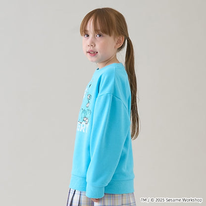 Japanese children's clothing mini #ML x sesame Sesame Street sweatshirt 100-140cm boys/girls spring and summer TOPS 