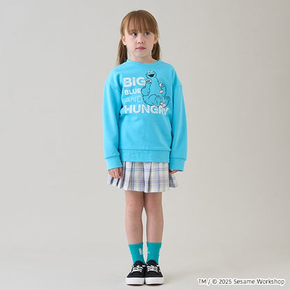 Japanese children's clothing mini #ML x sesame Sesame Street sweatshirt 100-140cm boys/girls spring and summer TOPS 