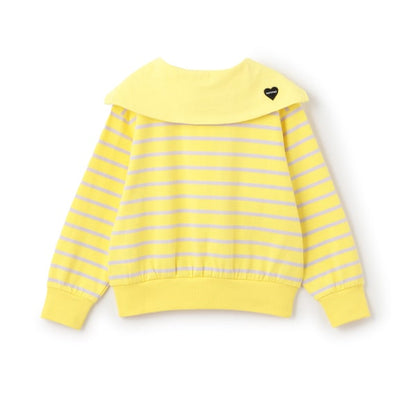 Japanese children's clothing mini#ML sailor collar top 100-140cm girls spring and summer TOPS 