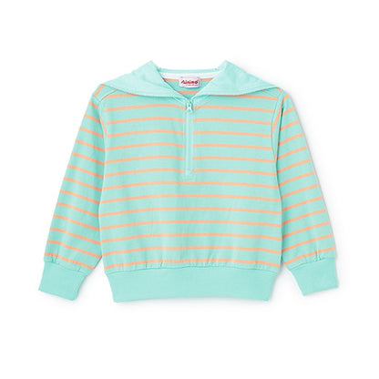 Japanese children's clothing mini#ML sailor collar top 100-140cm girls spring and summer TOPS 