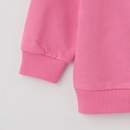Japanese children's clothing mini #ML anti-fouling embroidered letter sweatshirt 90-140cm boys/girls spring and summer TOPS 