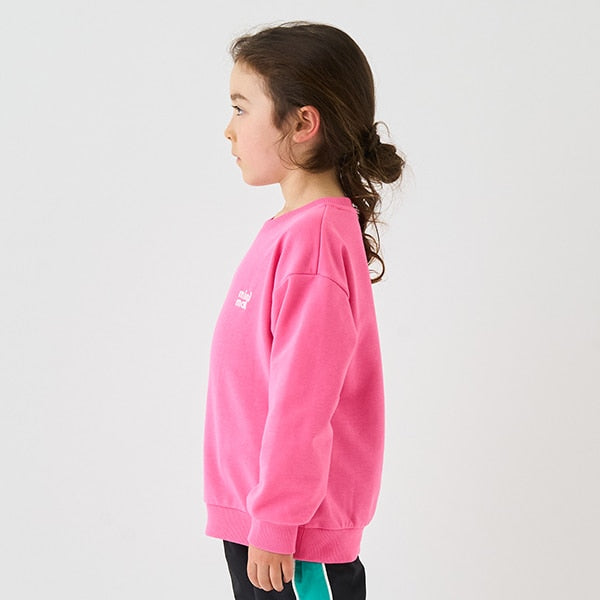 Japanese children's clothing mini #ML anti-fouling embroidered letter sweatshirt 90-140cm boys/girls spring and summer TOPS 