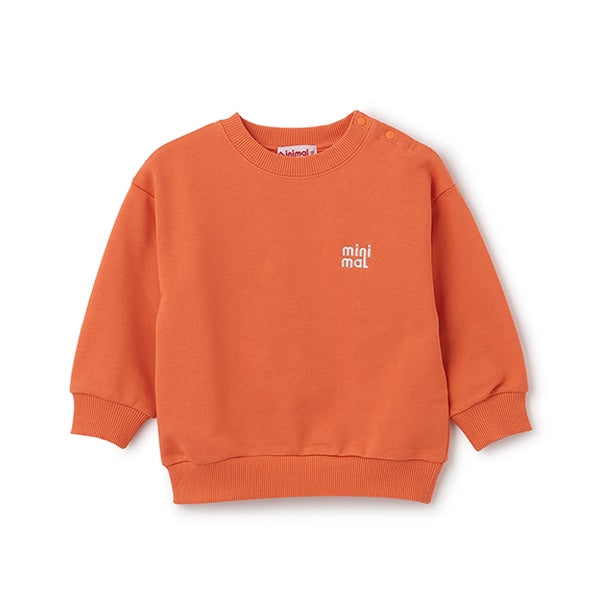 Japanese children's clothing mini #ML anti-fouling embroidered letter sweatshirt 90-140cm boys/girls spring and summer TOPS 