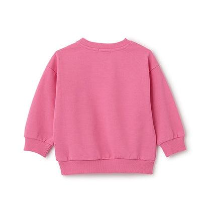 Japanese children's clothing mini #ML anti-fouling embroidered letter sweatshirt 90-140cm boys/girls spring and summer TOPS 