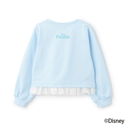 Japanese children's clothing mini #ML x Disney mesh splicing sweatshirt 100-140cm girls spring and summer TOPS 