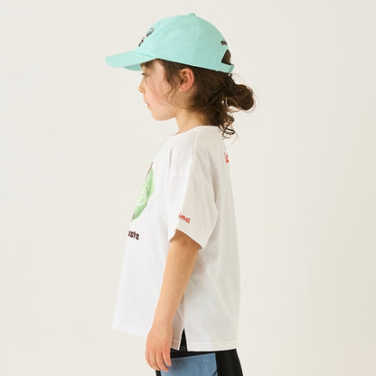 Japanese children's clothing mini#ML x ovgo Baker Cookie short-sleeved top 90-140cm boys/girls summer TOPS 