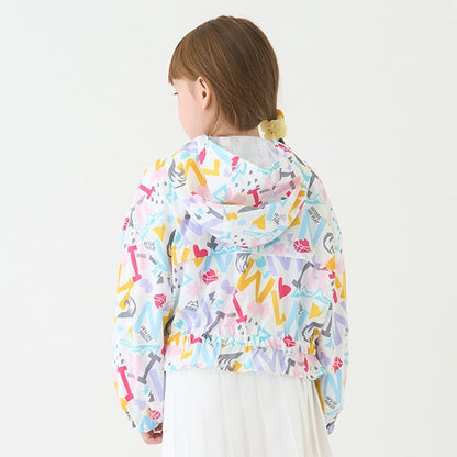Japanese children's clothing mini#ML waterproof series thin jacket 90-140cm girls spring and summer OUTERWEAR 