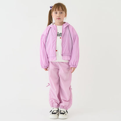 Japanese children's clothing mini#ML waterproof series thin jacket 90-140cm girls spring and summer OUTERWEAR 