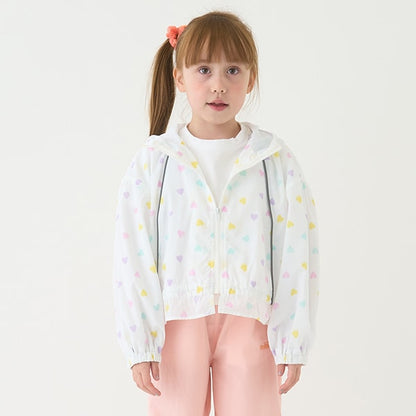 Japanese children's clothing mini#ML waterproof series thin jacket 90-140cm girls spring and summer OUTERWEAR 