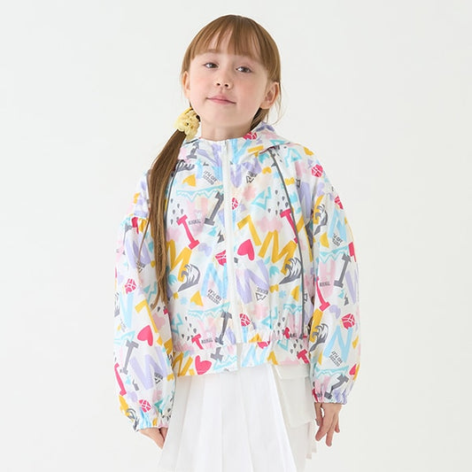 Japanese children's clothing mini#ML waterproof series thin jacket 90-140cm girls spring and summer OUTERWEAR 