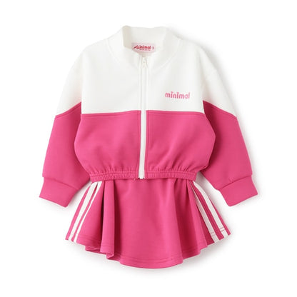Japanese children's clothing mini #ML waterproof series quick-drying series sports series jacket and skirt two-piece set 90-140cm girls' spring and summer outerwear skirt 
