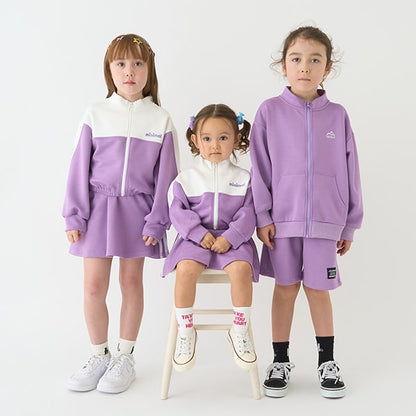 Japanese children's clothing mini #ML waterproof series quick-drying series sports series jacket and skirt two-piece set 90-140cm girls' spring and summer outerwear skirt 
