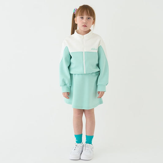 Japanese children's clothing mini #ML waterproof series quick-drying series sports series jacket and skirt two-piece set 90-140cm girls' spring and summer outerwear skirt 