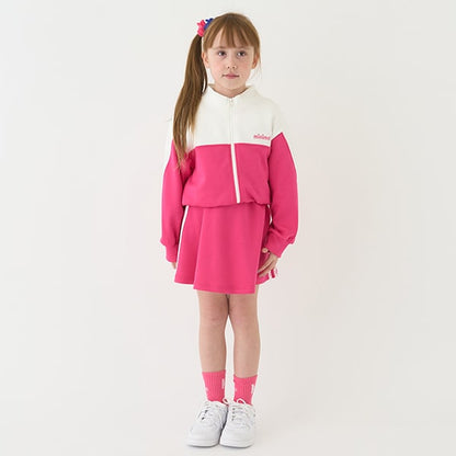 Japanese children's clothing mini #ML waterproof series quick-drying series sports series jacket and skirt two-piece set 90-140cm girls' spring and summer outerwear skirt 