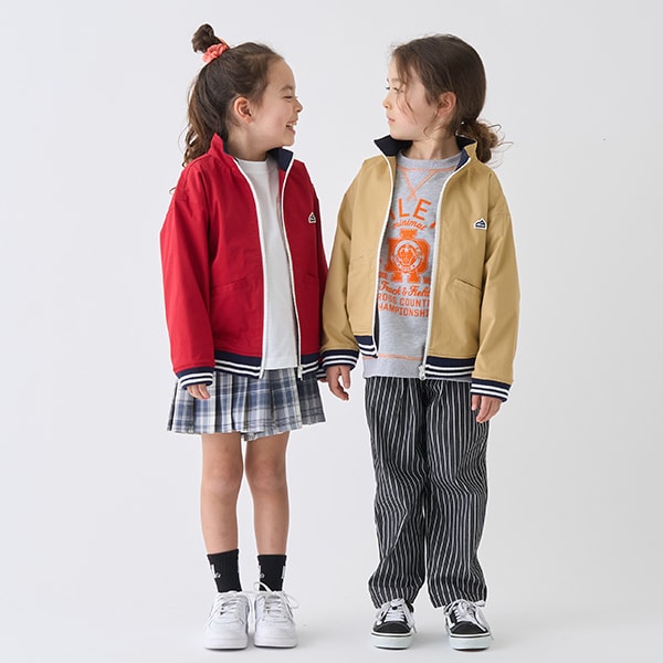 日本童裝 mini#ML 立領羅紋拉練外套 100-140cm 男童款/女童款 春夏季 OUTERWEAR