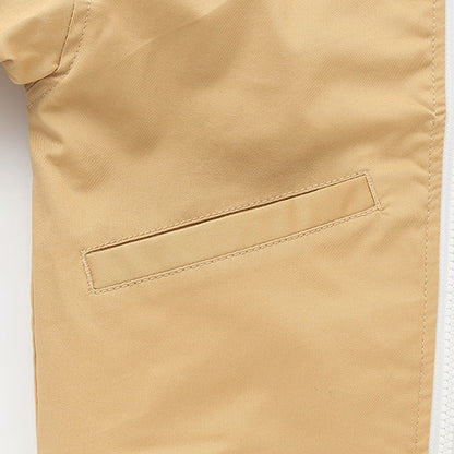 Japanese children's clothing mini#ML stand collar ribbed zipper jacket 100-140cm boys/girls spring and summer OUTERWEAR 